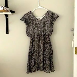 Kids animal printed dress